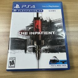 PS4 The Inpatient 