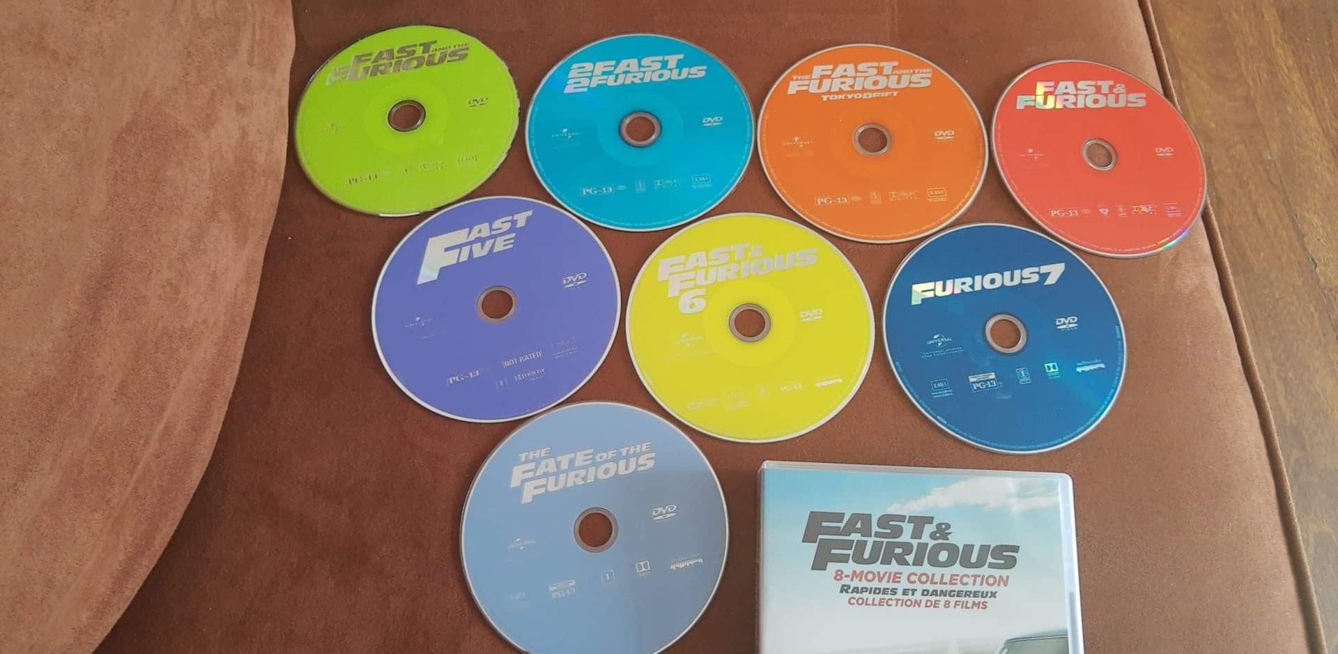 Fast and the furious 8 DVD box set collection