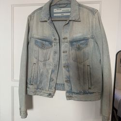 Off-White Light Blue Denim Jacket 
