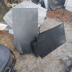 Diamond Plated Steel Ramps