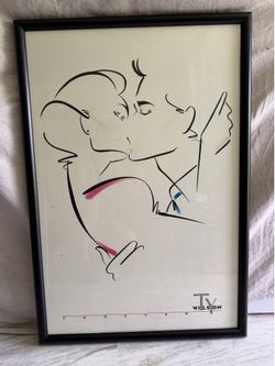 Wall Art by “Ty Wilson “-Kissing Couple