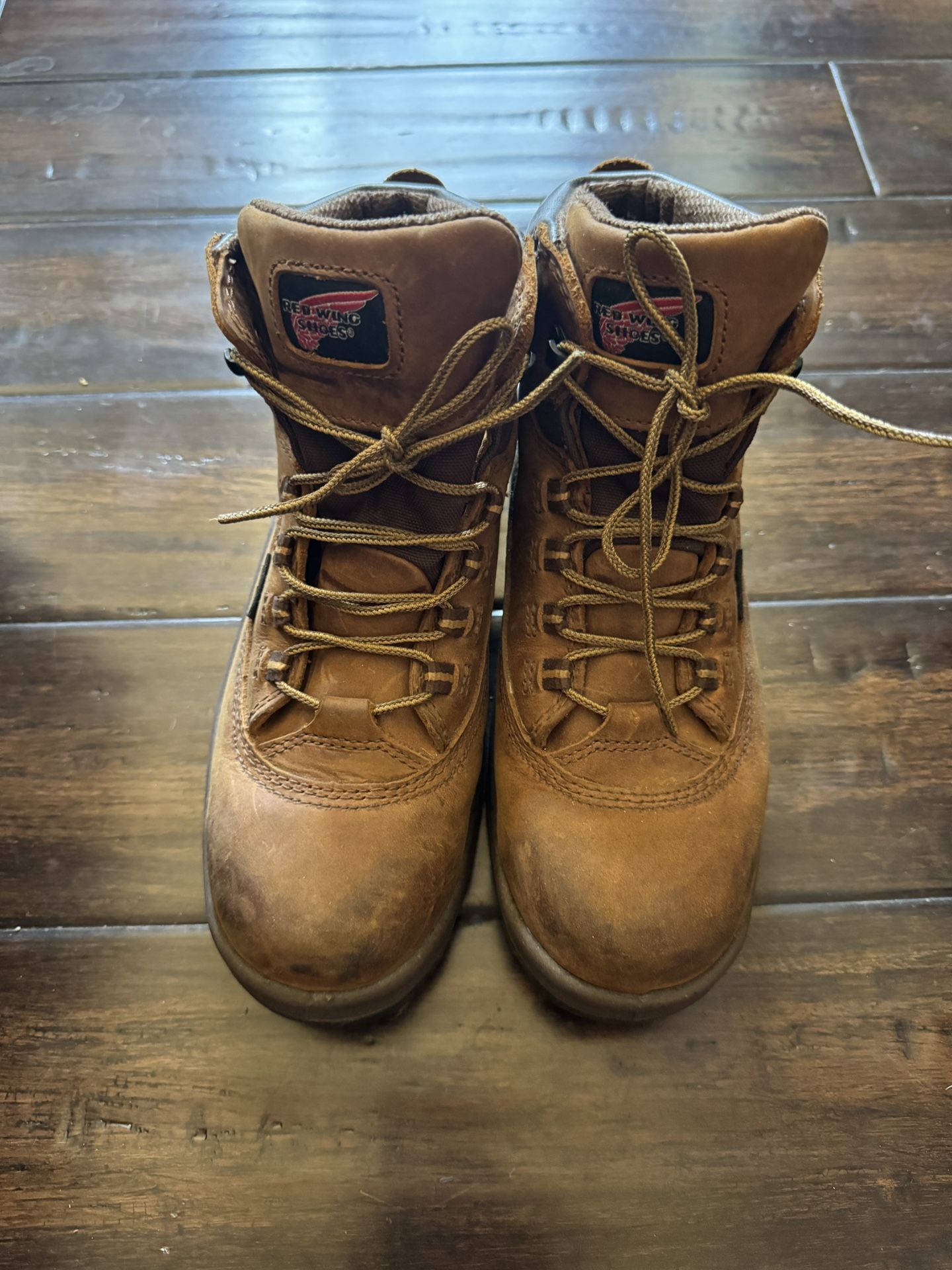 AUTHENTIC- Red Wing Leather Steel Toe Work Boots