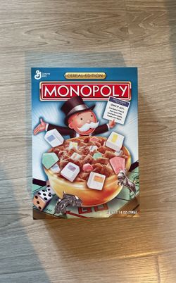 Monopoly Cereal Box/ Factory Sealed Expired