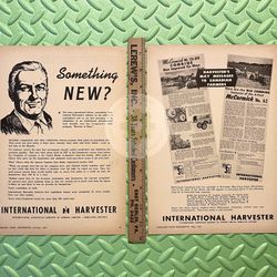 Original 1950 IH International Harvester - Farmall Tractors Print Ad Lot