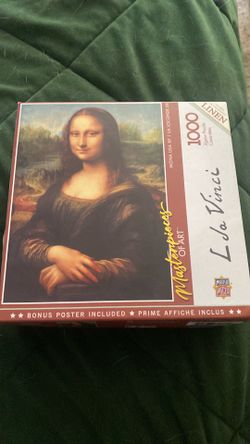 Mona Lisa jigsaw Puzzle/poster