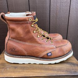 Thorogood AMERICAN HERITAGE –TOBACCO SAFETY TOE SIZE 10D