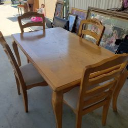Table And Four Chairs