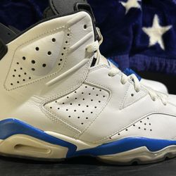 Air Jordan 6 Sport Blue Sz 9.5 