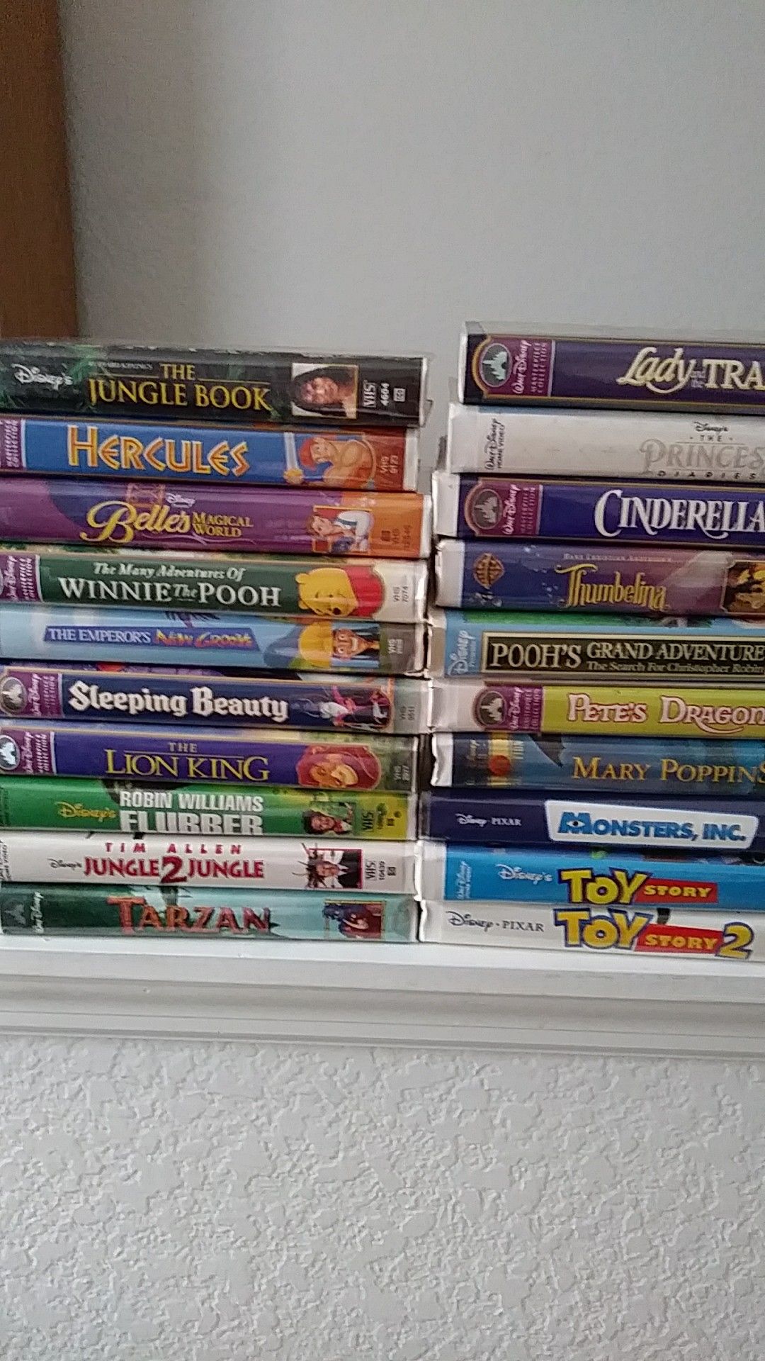Disney vhs movies
