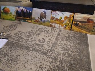 5 Farm Prints on Board