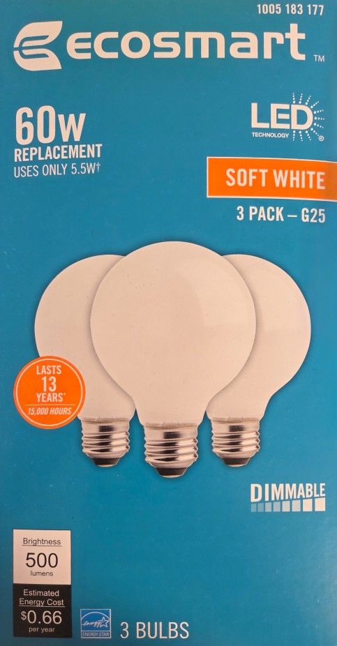 Ecosmart Bulbs 60w