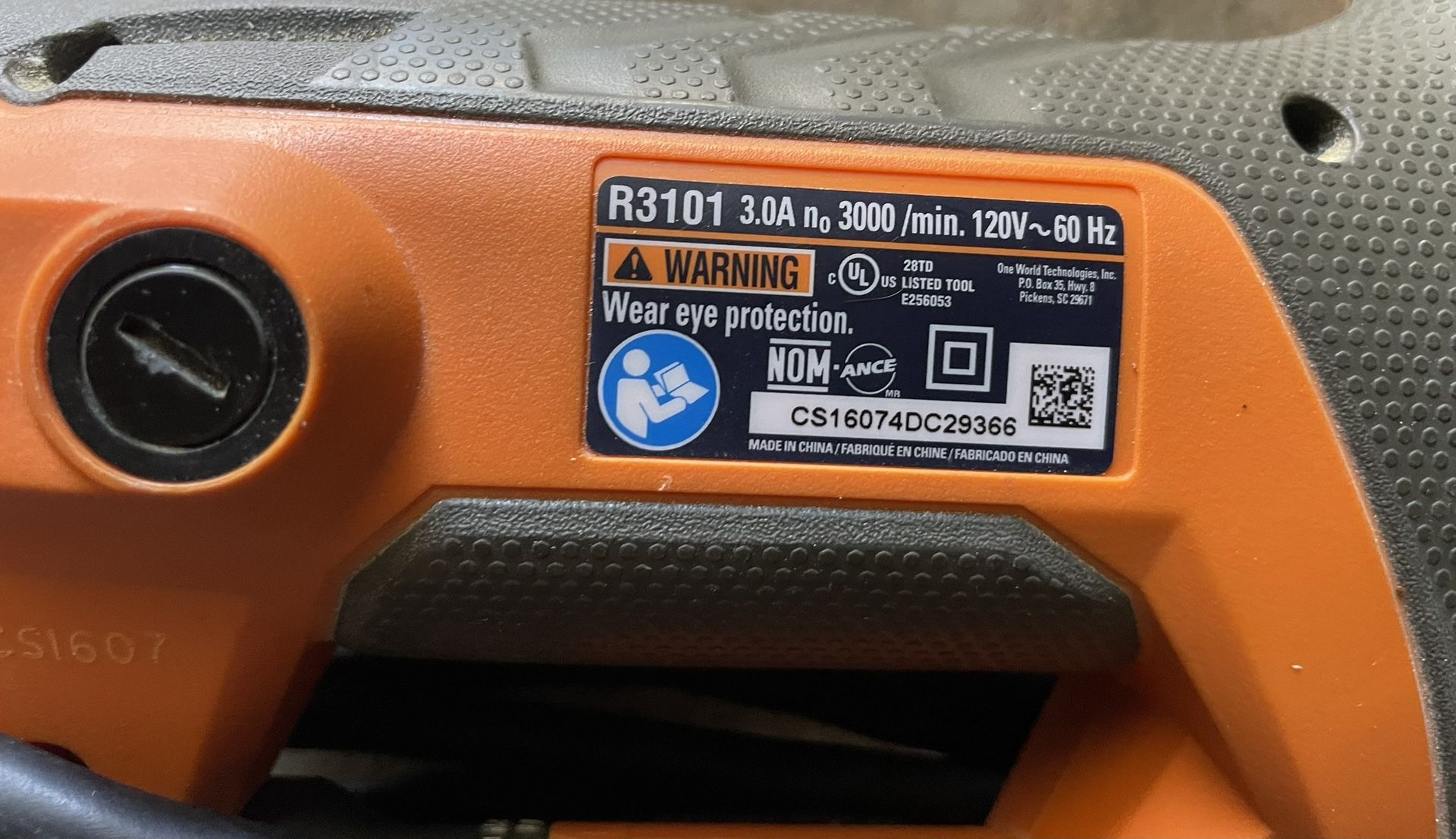 RIDGID R3101 3-Amp Fuego Compact Orbital Jigsaw – Excellent Condition $35 OBO