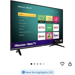 Used Hisense 40-Inch Roku Smart TV