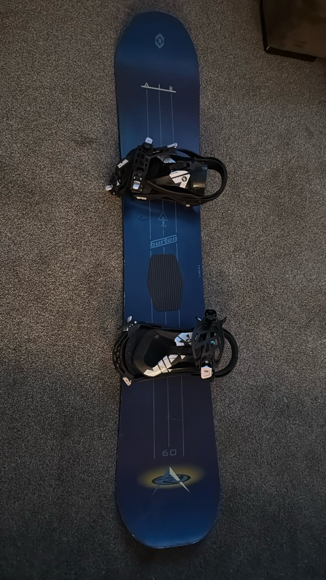 1990’s Vintage Burton Air Board With Viper Bindings