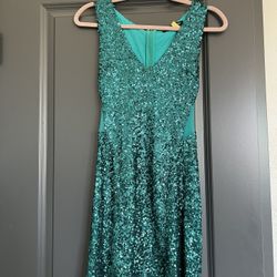 Blue Foreign Exchange Dress Size M