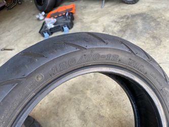 IRC front and rear motorcycle tires
