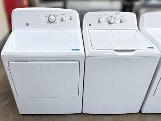 GE Top-Load Washer & Gas Dryer Set