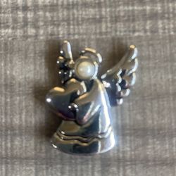 Silver Angel Charm Pendant 