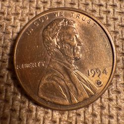 1994 D Lincoln Memorial Cent D/D Error Coin