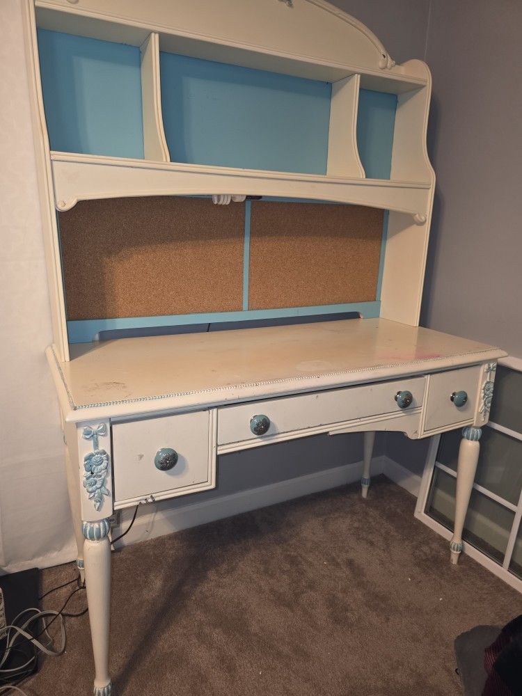 Vintage Vanity Computer Desk