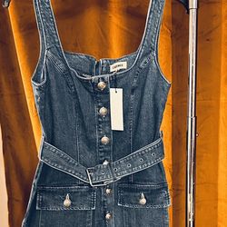 L'AGENCE's Midy Denim Jumper From Sak’s 5th Ave. 