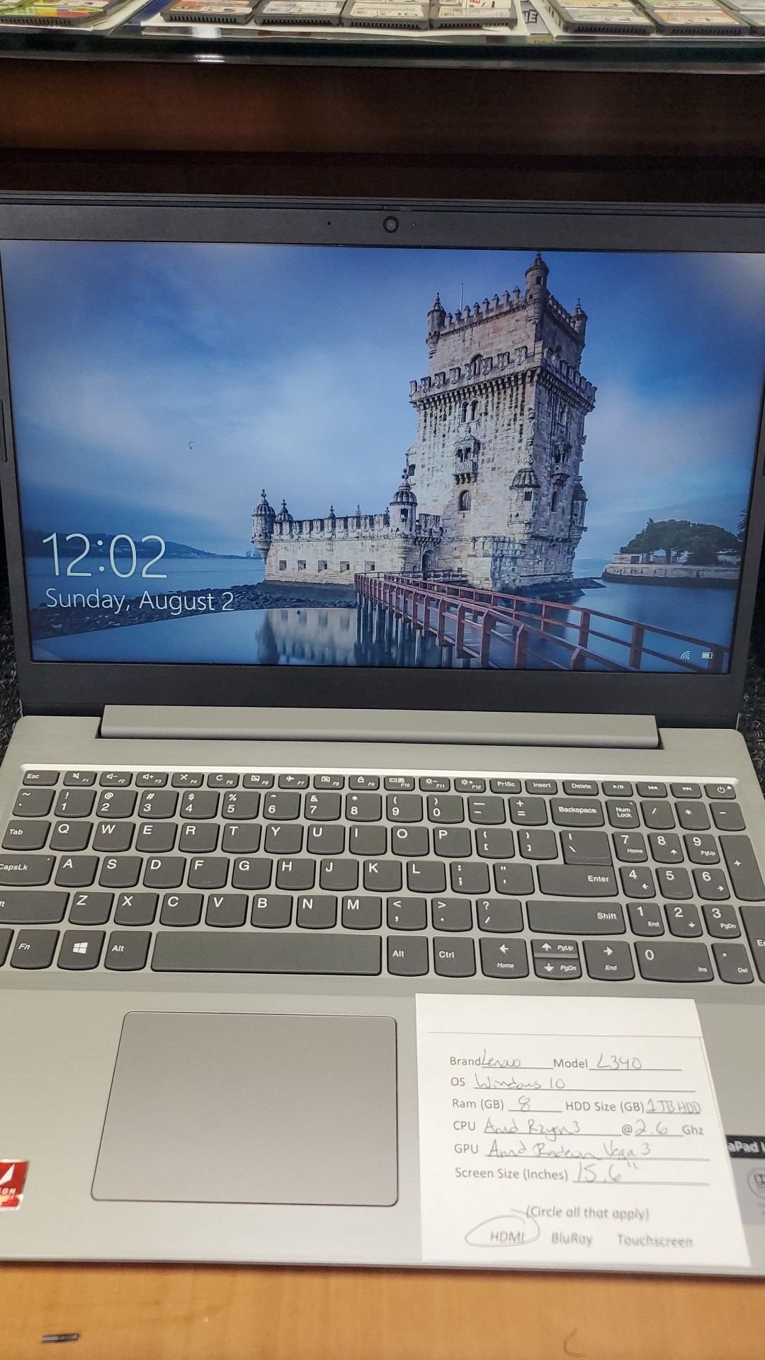 Lenovo L340 Laptop