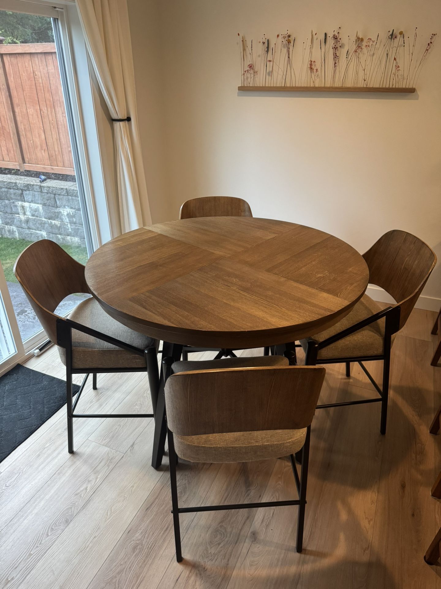 Counter height table & chairs