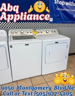 Maytag Top Loading Washer & Dryer Set