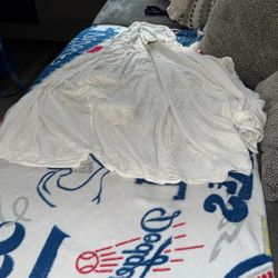 White Cardigan Size Large