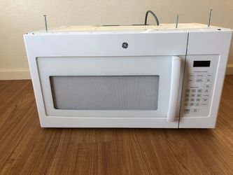 GE stove hood microwave