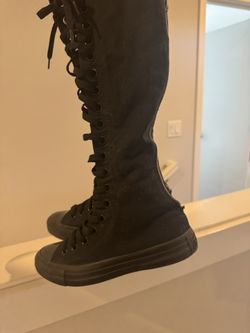 Converse Chuck Taylor All Star XX-Hi Knee-High Sneakers – Black