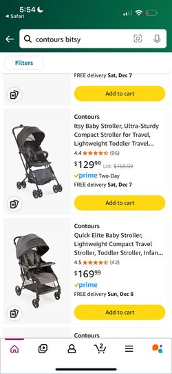 Contours Bitsy Stroller