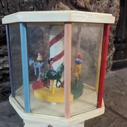 Extremely Rare Handmade Early Antique Walt Disney Mickey Mouse Carousel