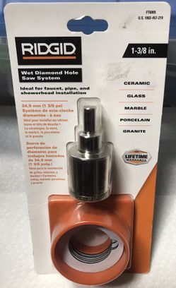 Ridgid wet diamond hole saw system