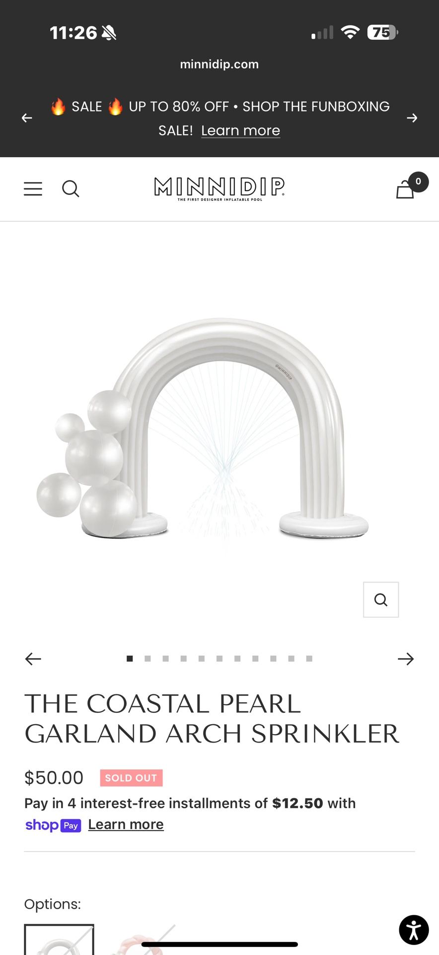 Minnidip Arch Sprinkler 