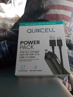 Quick cell power pack car charger