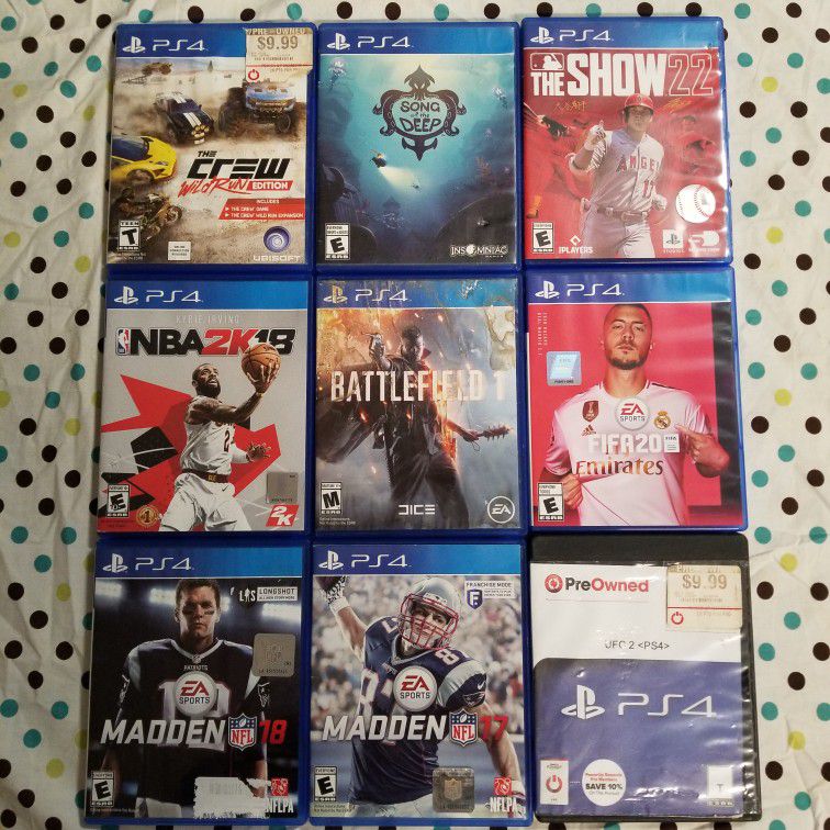 Playstation 4 / PS4 Video Games 