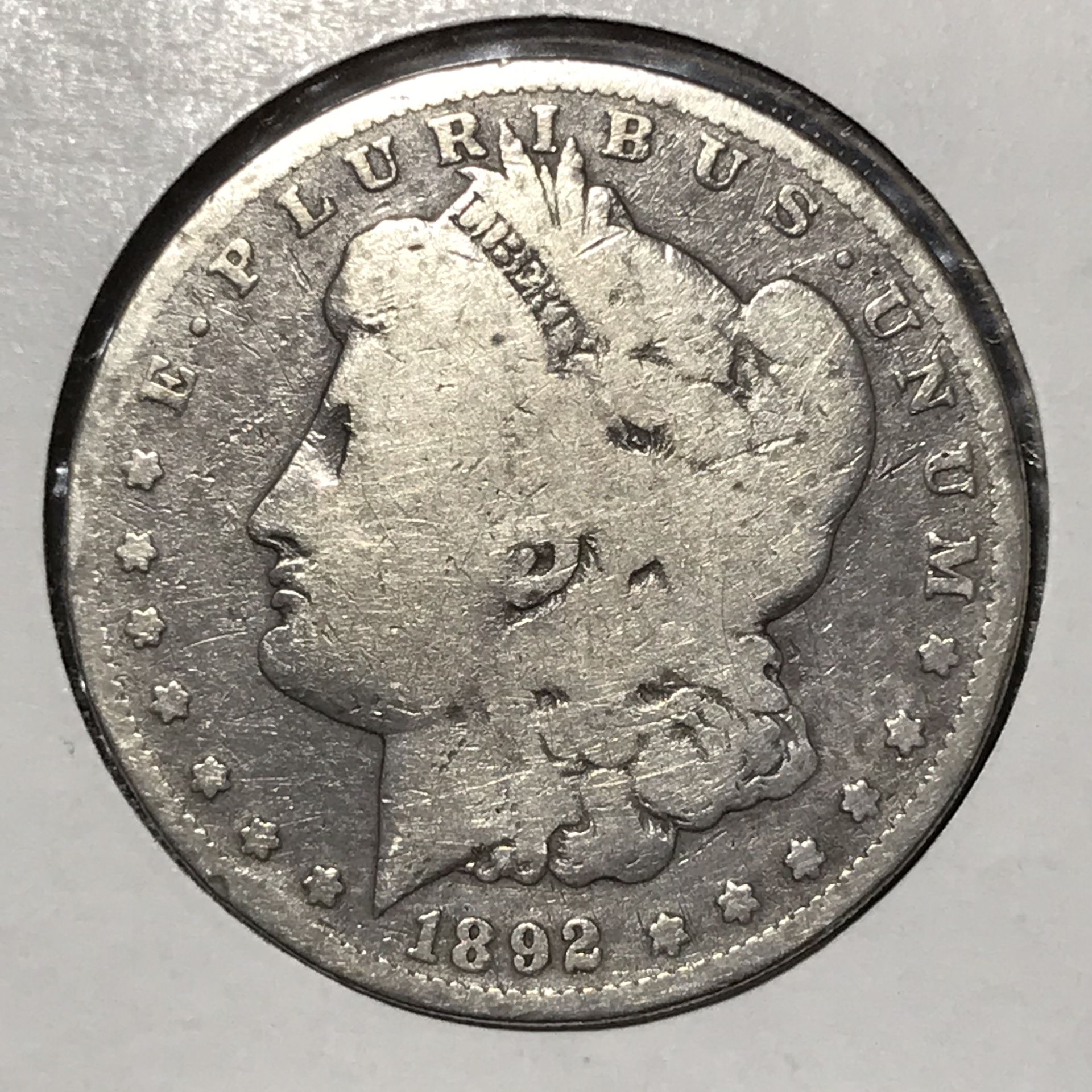 1892 S Historic Morgan RARE Silver Dollar