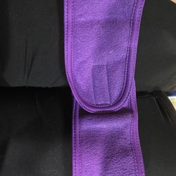 Spa head wrap purple