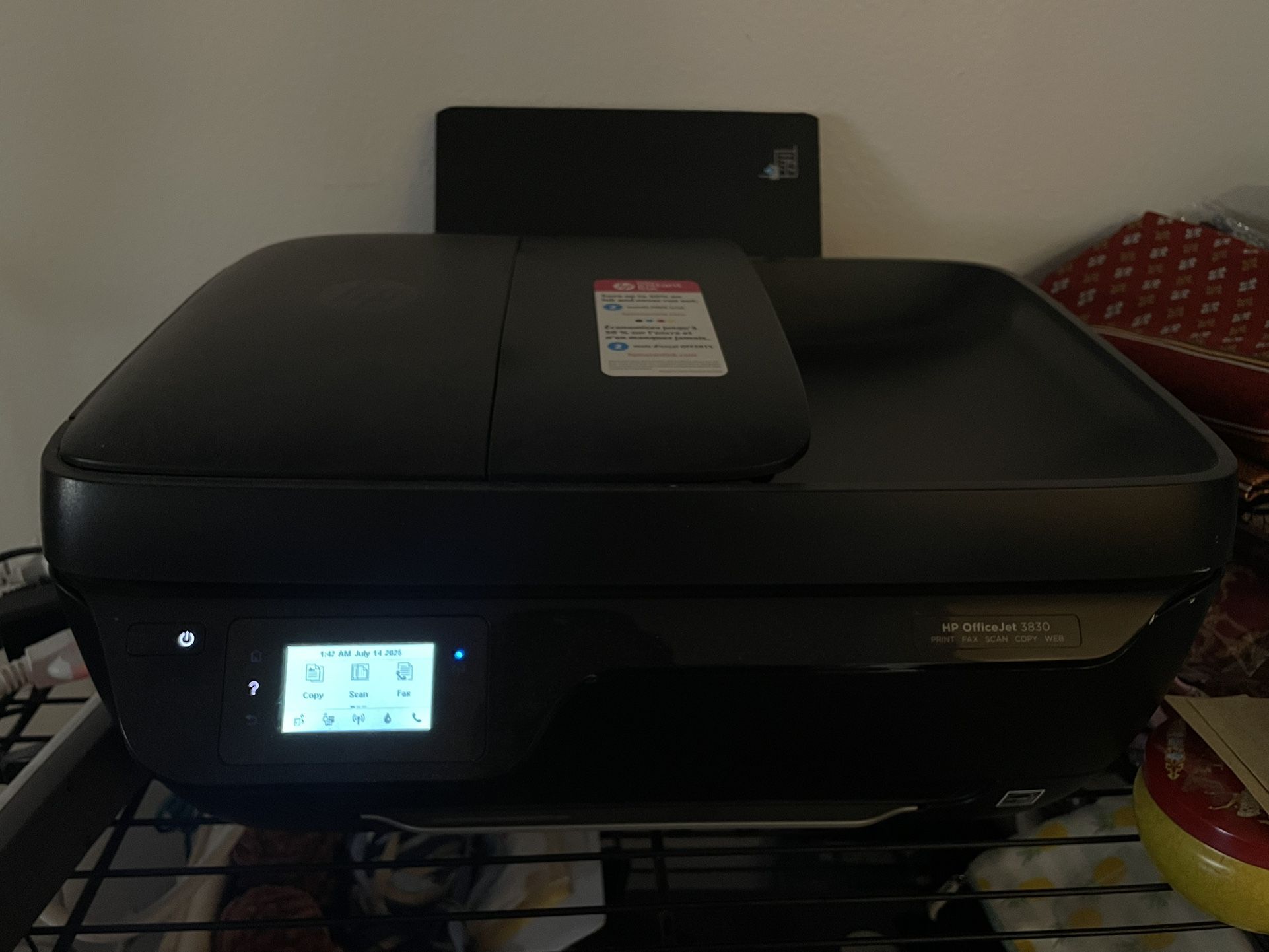 HP Printer Office Jet 3830