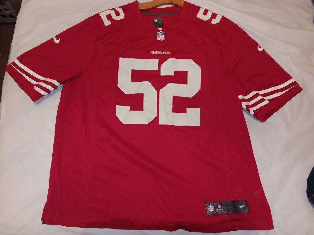 2013 Patrick Willis San Francisco 49ers Nike Womens Large Red Limited Jersey 