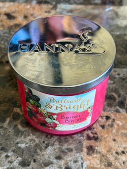 Hanna's Brilliant & Bright Berries & Blooms Scented Candle