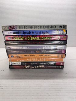 Music Artist Concert DVDs $3