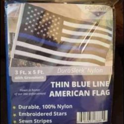 Thin Blue Line American Flags