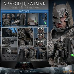 Hot Toys MMS743-D63 Armored Batman 2.0 (Deluxe Edition) Batman v Superman Dawn of Justice 1/6 Figure