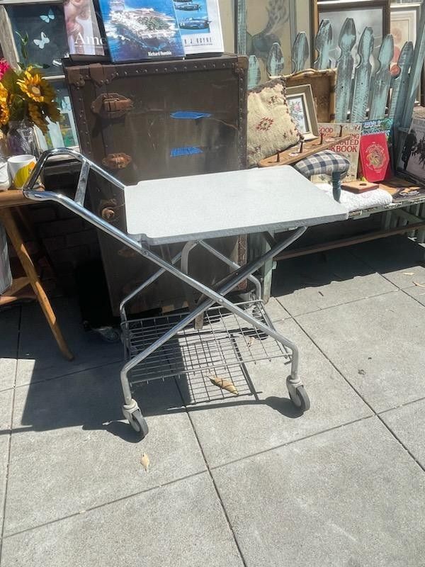 Mid Century Modern Garden Bar Cart Plant Stand