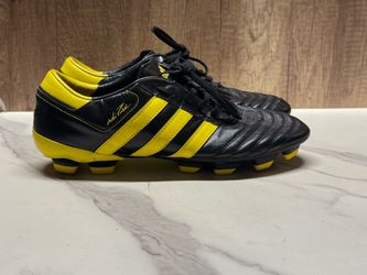 Adidas AdiPure Soccer Cleats Size 11 Black Yellow
