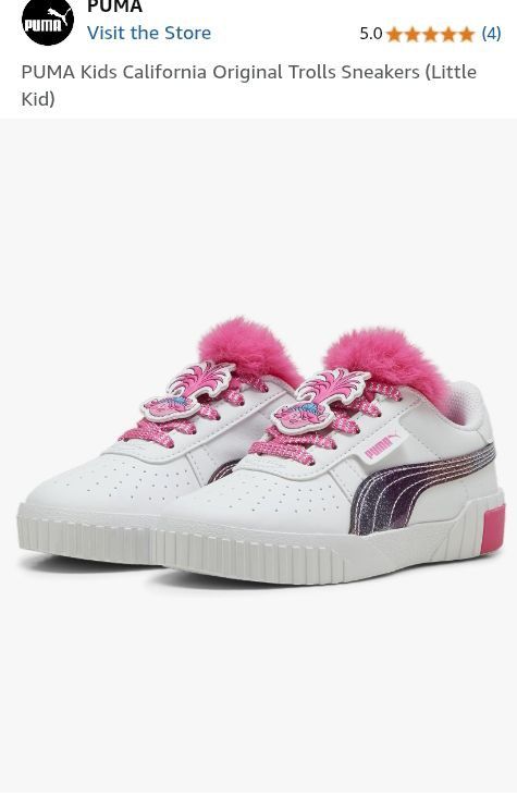 PUMA Kids California Original Trolls Sneakers (Little Kid)
. Size 7. Toddler Size. Brand New. Never Used. No Delivery. Only Pick Up. Only Serious Buye