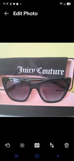 Juicy Couture Green Cat-Eye Sunglasses