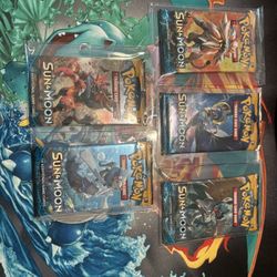 Pokémon Sun and Moon Base Booster Pack Art Set